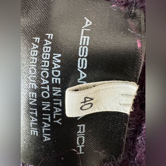 ALESSANDRA RICH
MOHAIR-BLEND LONG CARDIGAN WITH CRYSTALS size 40 - Picture 9 of 15